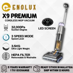 Enolux X9 Premium 3 in 1 Cordless Wet and Dry Vacuum Cleaner 无线干湿两用吸尘机
