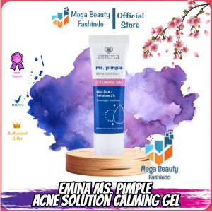 Emina Ms. Pimple Acne Solution Calming Gel 20ml - Pelembab Malam Hari Atasi Jerawat dalam 7 Hari