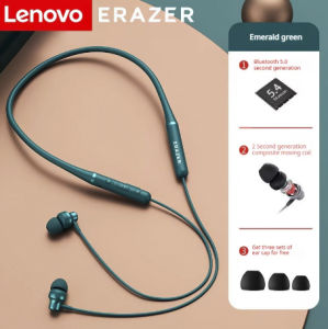 Lenovo original XE05 neck-mounted bluetooth headset stereo sports wireless headset waterproof magnetic bluetooth headset with microphone
