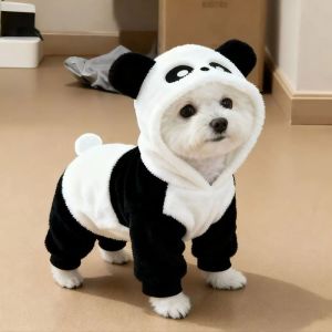 MUMU Thicken Winter Dog Coat Anti Shedding Costume Design Four Legs Dog Outfit Four Legs Style Warm Dog Clothing Small Dog Wear