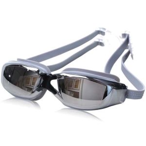 MR Kaca Mata Renang Santai Kacamata Renang Swimming Goggles Mirror Anti Fog Uv Protection Anti Kabut + Kotak Luxury Crystal Transparant