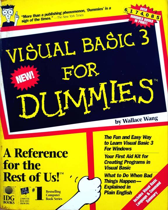 Visual Basic 3 for Dummies by Wally Wang | Lazada.co.th