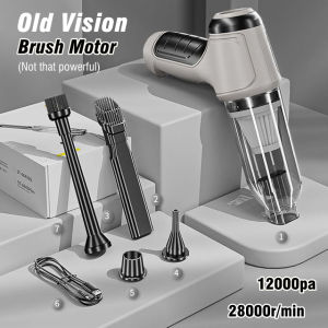 3 IN 1 Blow Suck Inflate Multifunctional Vacuum Cleaner Wireless Super Power Handheld Air Duster for Car Home Desktop Keyboard Cleaning