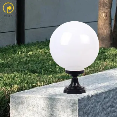 Outdoor Globe Lamp Shade Ball Lampshade White Wall Lamp Globe Round Decorative Lamp Cover for Ceiling Wall Fixtures