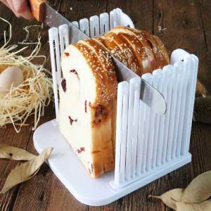 💥🎁Free Gift🎁💥Premium Household baking tools bread cutter slicer toast slicer cutting frame cutting machine toast knife Foldable Adjustable Maker Baking Tools Kitchen Gadgets