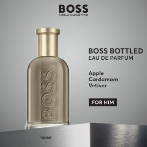 BOSS Bottled EDP 100ml Gift Set | Complimentary BOSS Bottled Shower Gel 50ml + Toiletry Pouch by HUGO BOSS Fragrances