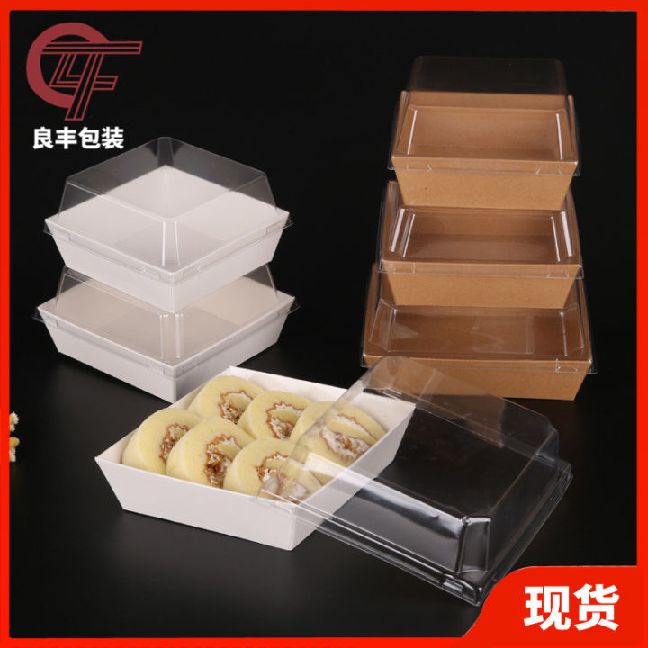 Cake / Burger / Sandwich / Puff Transparent Packaging Box / Take Away ...