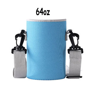 64OZ Aquaflask Accessories 64OZ Aquaflask Bottle Bag With Strap Neoprene Water Bottle Cover Bag Pouch Holder Shoulder Strap Colorful Bottle Carrier Insulat Bag 64OZ Cup Cover Sleeve Holder