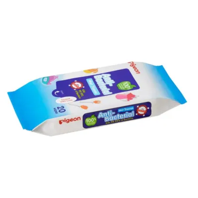 Pigeon Anti-Bacterial Wet Tissue 20S Single Pack