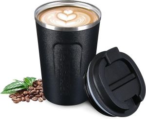 Termos Kopi Travel Mug Anti Tumpah dengan Tutup Cangkir Termos Coffee - YSSHOP