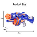 【Christmas Present】Soft bullet blaster Big electric soft bullet blaster guns Nerf X Hero Automatically loaded Soft elastic Submachine. 