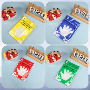 ถุงมือTPE แบบกล่อง100ชิ้น ถุงมือยาง เหนียว ไม่ขาดง่าย ถุงมือทำอาหาร ถุงมืออเนกประสงค์