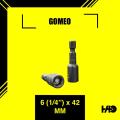 Mata Baut Drilling Reng Roofing 6 x 42 mm 1/4 x 42mm Mata Drill Drilling Pendek Reng Spandek Galvalum Magnetik Socket. 