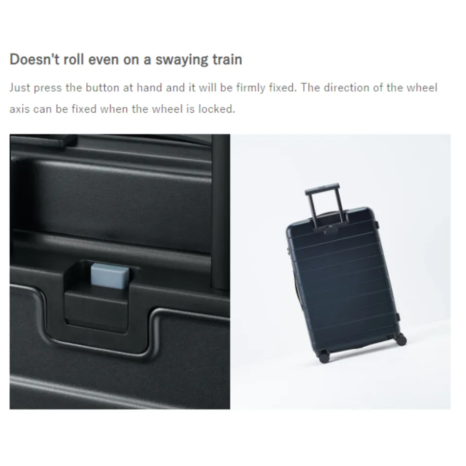 Adjustable Handle Muji Hand Carry Luggage MUJI Free Adjustable