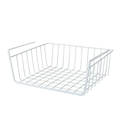 Khay Lưới Sắt Để Đồ Dưới Bàn Học - Kệ Khung Gài Siêu Gọn Gàng - Ngăn Kéo Size 28*22*13/34*22*10cm -ESTLA