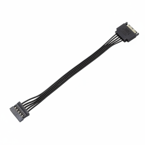 FLYING 22/32cm SATA Power Cable Durable 15Pin Male/Female SATA Power Extension Cable High Quality Y-Splitter Design Power Splitter Cable