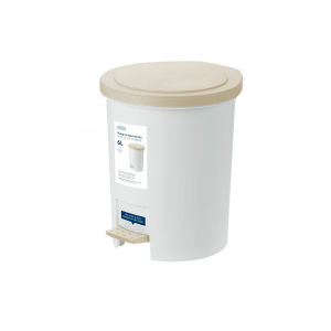 Thùng rác INOCHI thùng đựng rác nhựa có nắp đạp tròn Hiro 12L tiêu chuẩn Nhật Bản - Happy Home 4U