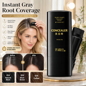Waterproof And Sweat Proof Hair Dye Comb Gray Hair Cover Baldness Stick Plant Temporary Hair Dye Comb Fast And Long Lasting Wash Free Stick