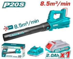 เครื่องเป่าลม โบลเวอร์ ไร้สาย แบตเตอรี่ 20V เป่าฝุ่น เป่าใบไม้ TOTAL ตัวเปล่า รุ่น TABLI20323 พร้อมใช้รุ่น TABLI203235