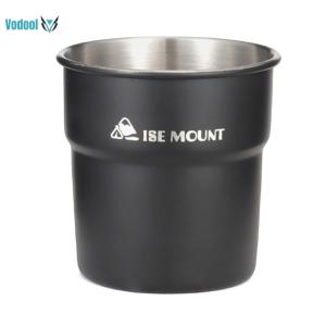 300ml Beer Wine Cups Portable Stainless Steel Drinking Cups Stackable Lightweight for Travel Hiking Backpacking [Vodool Official Center]