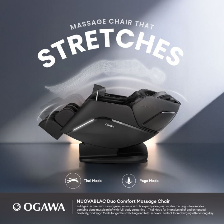 [New Arrival 2025] OGAWA NUOVABLAC Duo Comfort Massage Chair Free Massage Chair Cover