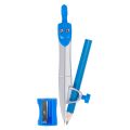 Deli EH600 Drafting Set 4 PCS Ruler Set, Compass with Pencil and Sharpener EH600. 