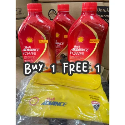 100%ORIGINAL SHELL Long Ride 10W-40 4T& Power 15W-50T Fully Synthetic Motorcycle Oil 1L