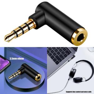 Portable 3mm Space L Type Sound Connector Adapter Preserves Original Device Port While Enabling Game Control