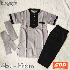 Setelan Baju Muslim Koko Turki Anak umur 3 - 5 Tahun