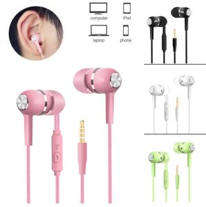 S12 In Ear Earphone with Built-in Microphone 3.5mm Wired Super Bass Headset