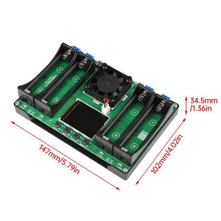 Màn hình LCD tự động xả và sạc mô-đun thử nghiệm pin bộ sạc phổ quát ...