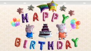 Birthday Balloon Set *Free Glue Dots* Happy Birthday Balloons For Kids [SG Ready Stock]