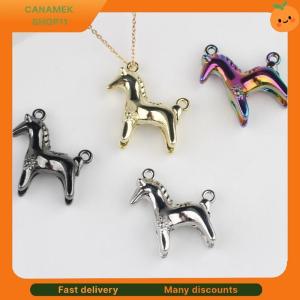 ❣️❣️❣️ 2Pcs Alloy Pony Pendant Animal Horse Charms DIY Necklace Bracelet Earrings Keychain Accessories Handmade Jewelry Making