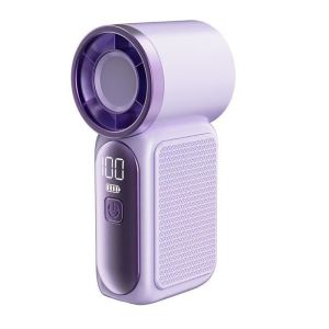 X688 Mini Portable Fan Smallest Handheld Fan 3.5-inch 16900 RPM High-Speed Fan Rechargeable Bladeless Fan Ultra-quiet