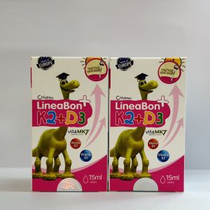 LineaBone K2D3 phiên bản tiết kiệm 15ml - Giúp bổ sung Canxi phát triển chiều cao ( Quà Ngẫu Nhiên)