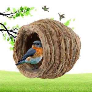 RUMI Parrot Parrot Cages Accessories Pet Supplies Hamster Bird House Straw Cage Straw Nest Bird Nest Breeding Cave
