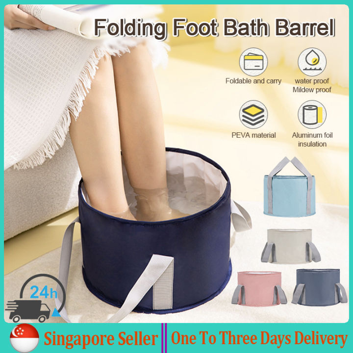 [SG Seller] 15L Collapsible Foldable Pail Bucket Folding Water Bucket