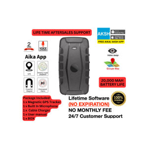 AIKA Magnetic GPS Tracker AKSH with Voice Monitoring long battery life 20000 MAH Battery ORIGINAL