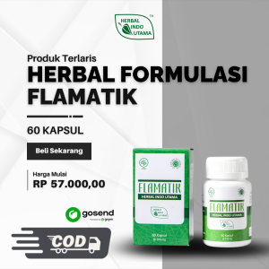 Herbal Radang Tenggorokan 60c - HIU flamatik herbal anti inflamasi alami untuk Panas Dalam