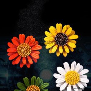 [COD] SweetBabiese Dễ thương hướng dương Trâm pins cho hijab Mũ váy hoặc túi đồ trang sức phụ kiện