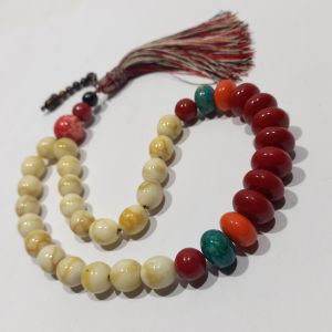 Tasbih kombinasi CORAL Model rumbai isi 33 butir