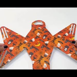 Halloween Pumpkin Candy Bag Felt Fabric Storage Bags Handbag for Trick or Treat Party Decoration Accessories