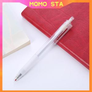 MOMO INS Black Ink Gel Pen 0.5MM Morandi Color Press Pen School Stationery