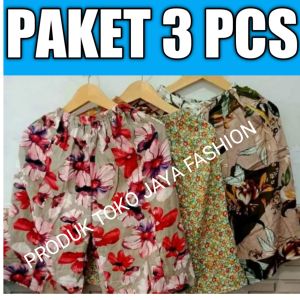 (LAGI DISKON !!! 25 RB DAPAT 3) PROMO CELANA KOLOR PENDEK WANITA DEWASA / CELANA SANTAI MOTIF RANDOM
