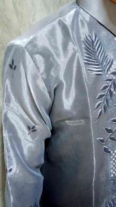 Sports Collar Barong Monochromatic Organza Menswear