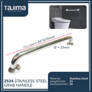 24  Stainless Steel 304 Grab Handle Bathroom Handrail Handy Cap PWD