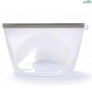 [OKLIFE. SG]Silicone Food Preservation Bag Reusable Leak Proof Airtight Freezer Microwave Fridge Storage Ziplock Bag