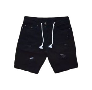 CELANA PENDEK JEANS SOBEK / CELANA ROBEK TALI KOLOR / CELANA PENDEK JEANS RIPPED DISTRO TERBARU / CELANA PENDEK SOBEK RAWIS KEKINIAN /CELANA PENDEK PRIA JEANS SNOW BLACK / SNOW BLUE