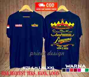 kaos katun premiun anak rantau lampung kaos siger lampung BONUS STICKER
