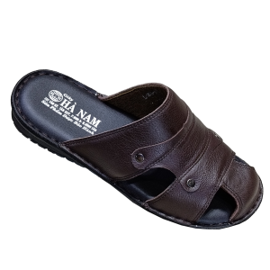 Dép Bít Mũi Nam TiTi ĐÔ Da Bò Thật Cao Cấp GSB2089